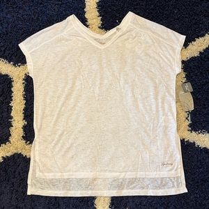 Spalding White Tee